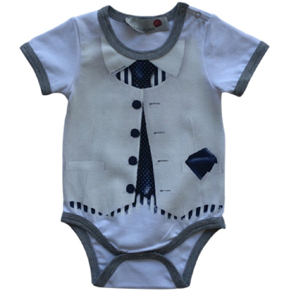 Hitch-Hiker Monnalisa St. Gilet Bodysuit White 9M